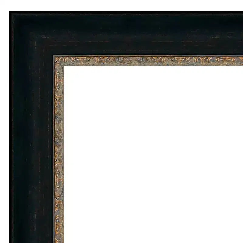 43" x 31" Non-Beveled Paragon Bathroom Wall Mirror Bronze - Amanti Art: Includes Mounting Hardware