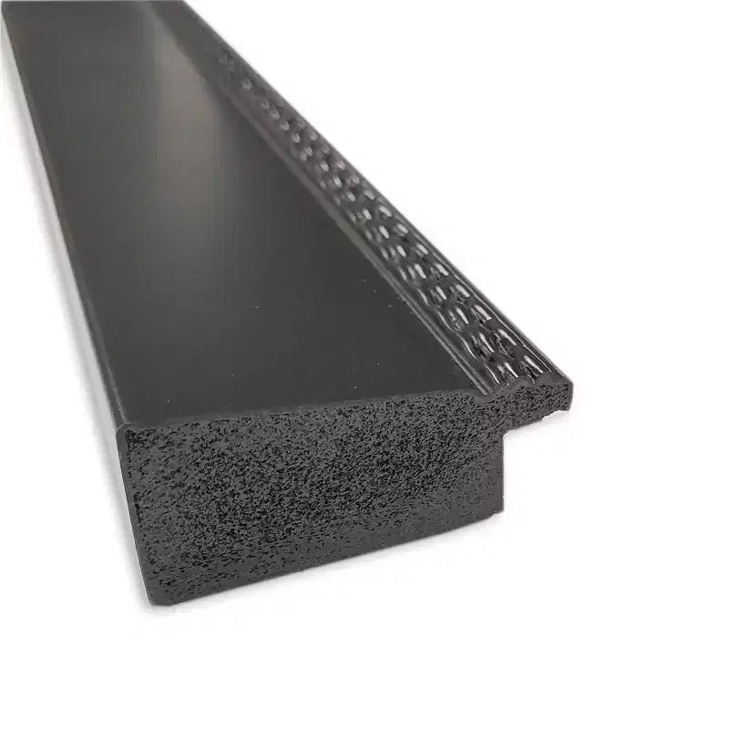 29" x 29" Non-Beveled Avon Black Wall Mirror - Amanti Art