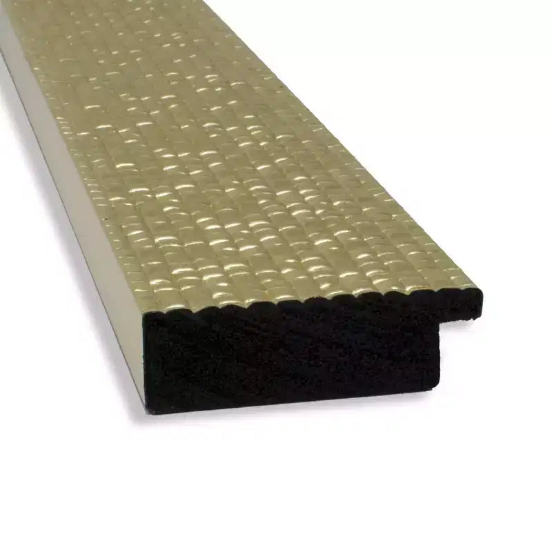 42" x 31" Non-Beveled Mosaic Bathroom Wall Mirror Gold - Amanti Art: Polystyrene Frame, Wall Mount