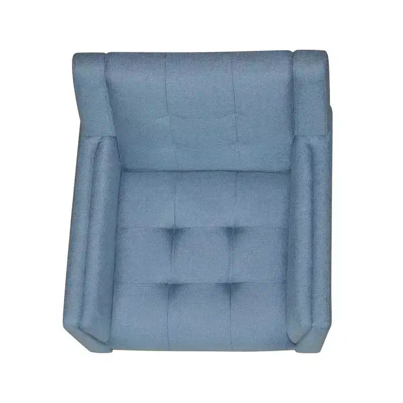 Fauteuil club capitonné style moderne du milieu du siècle