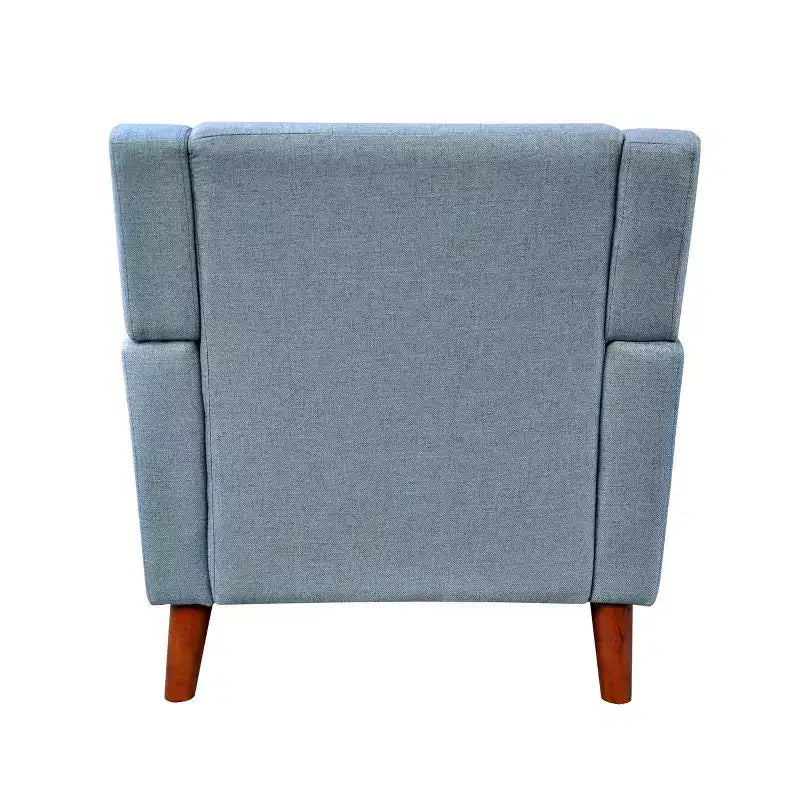 Fauteuil club capitonné style moderne du milieu du siècle