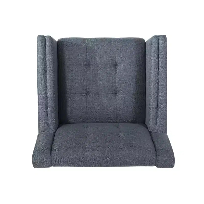 Fauteuil club capitonné style moderne du milieu du siècle