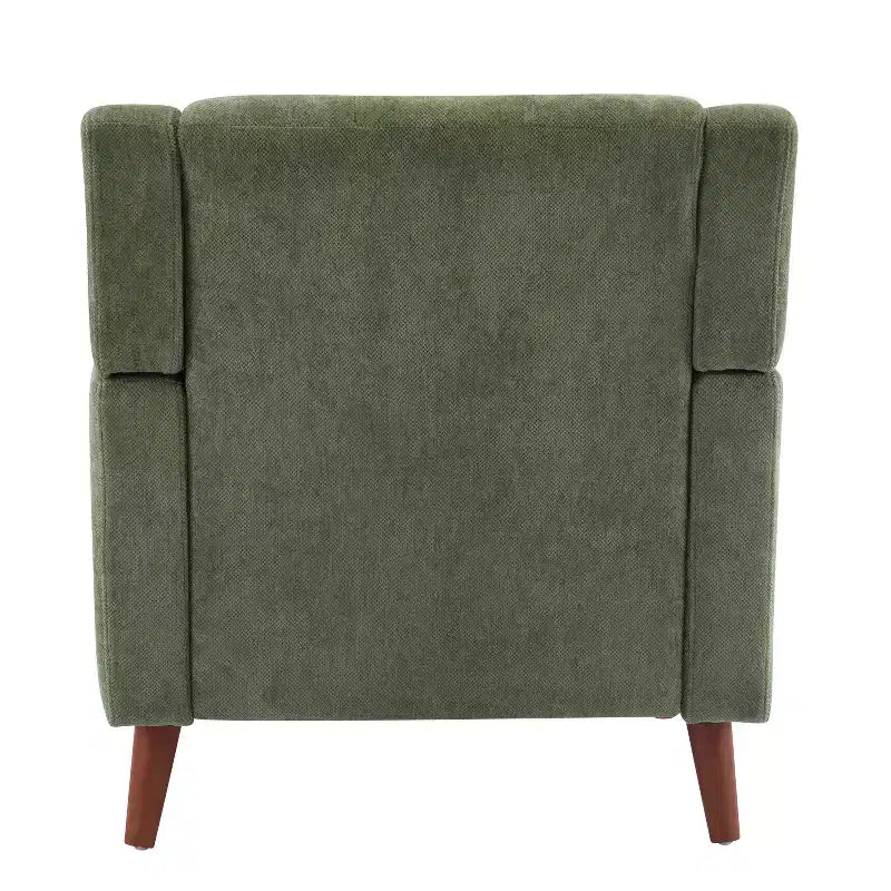 Fauteuil club capitonné style moderne du milieu du siècle