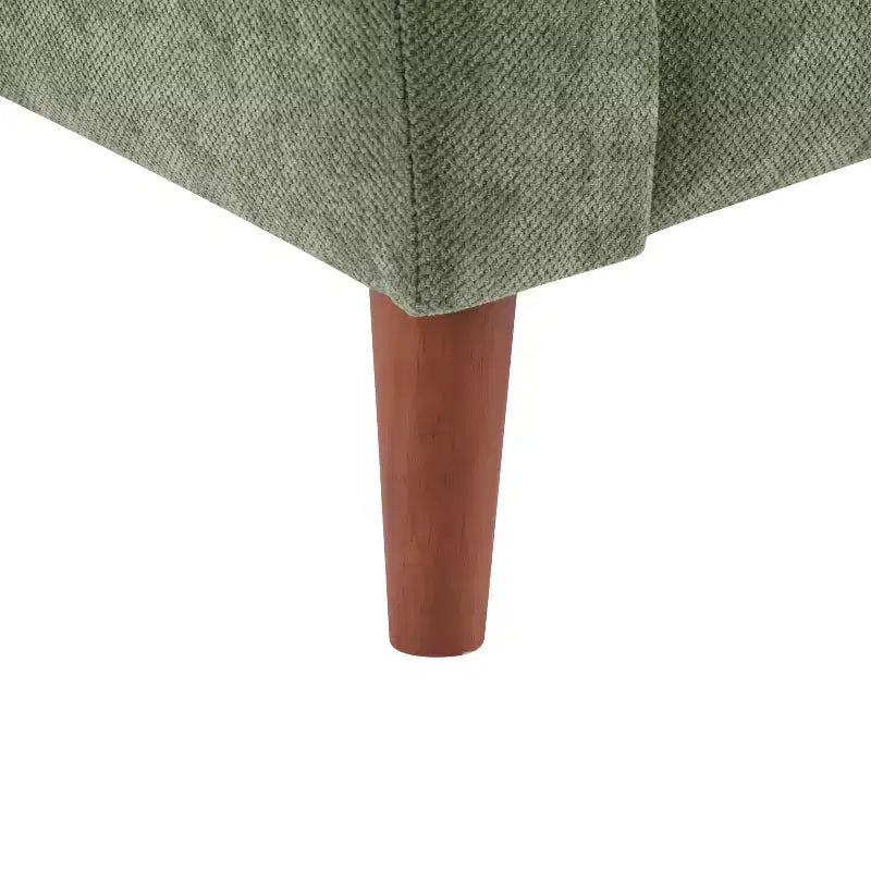 Fauteuil club capitonné style moderne du milieu du siècle