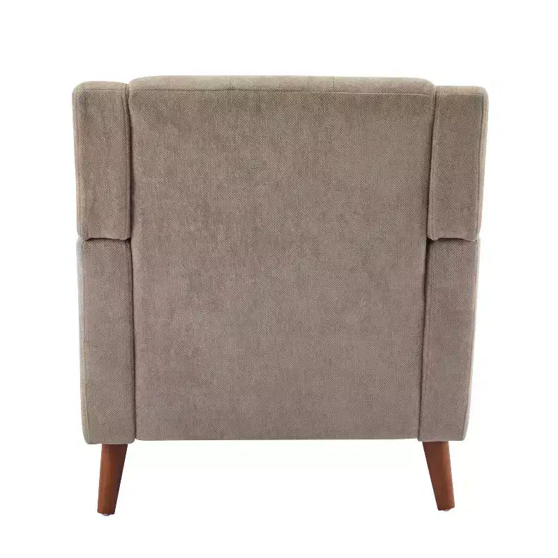 Fauteuil club capitonné style moderne du milieu du siècle