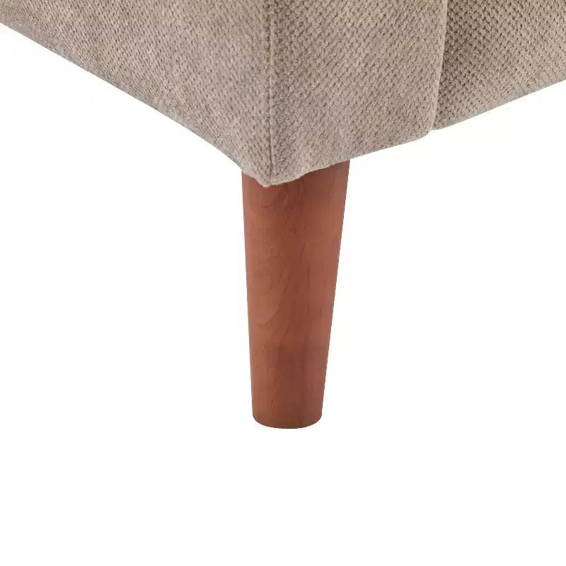 Fauteuil club capitonné style moderne du milieu du siècle