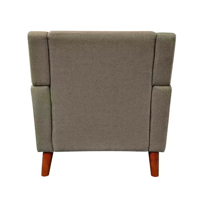 Fauteuil club capitonné style moderne du milieu du siècle