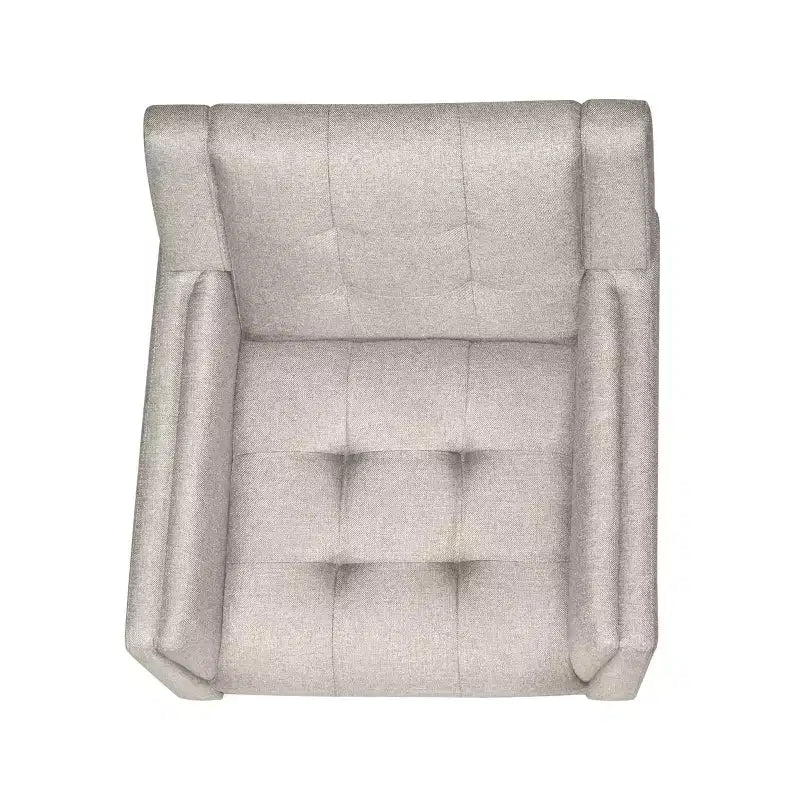 Fauteuil club capitonné style moderne du milieu du siècle