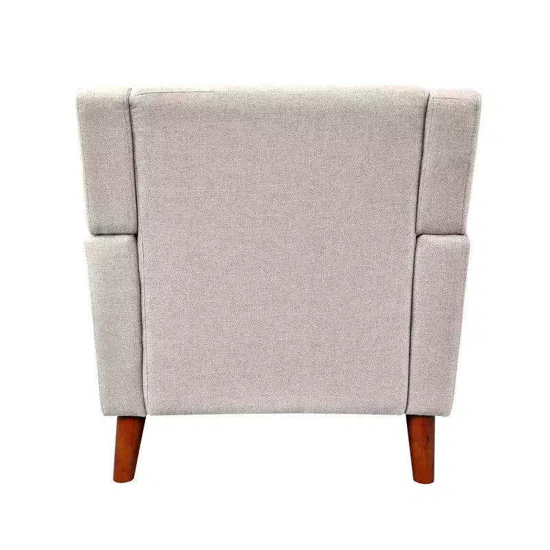 Fauteuil club capitonné style moderne du milieu du siècle