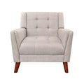 Christopher Knight Home Anvith Mid-Century Modern Tufted Upholstered Club Chair