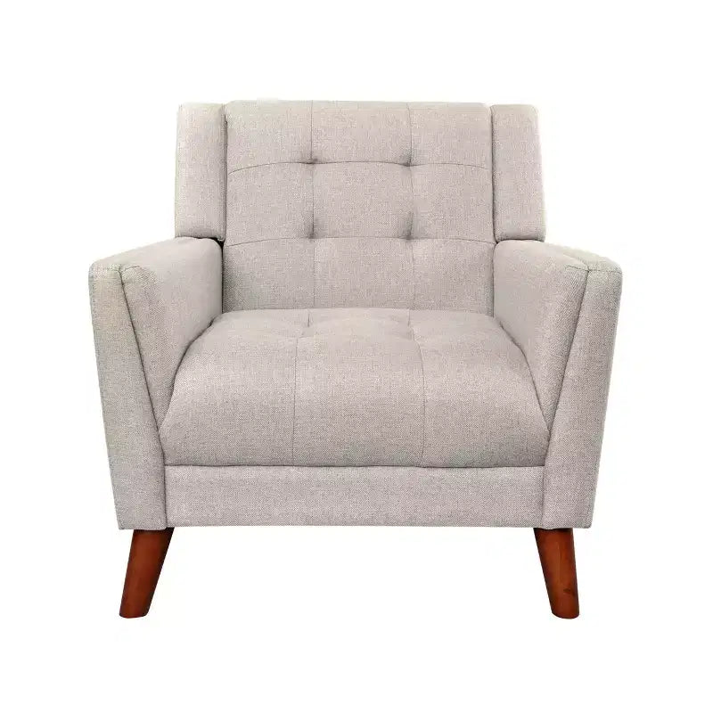 Christopher Knight Home Anvith Mid-Century Modern Tufted Upholstered Club Chair