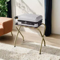 Luggage Rack, Suitcase Stands, Luggage Stand, Foldable Steel Frame,Holds up to 110 lb, 27 x 14.8 x 22.6 inches