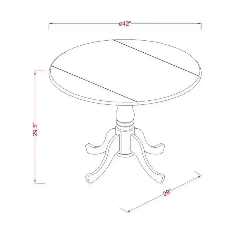 Table à manger en bois d'acacia offrant une texture boisée avec deux rallonges abattantes de 23 cm