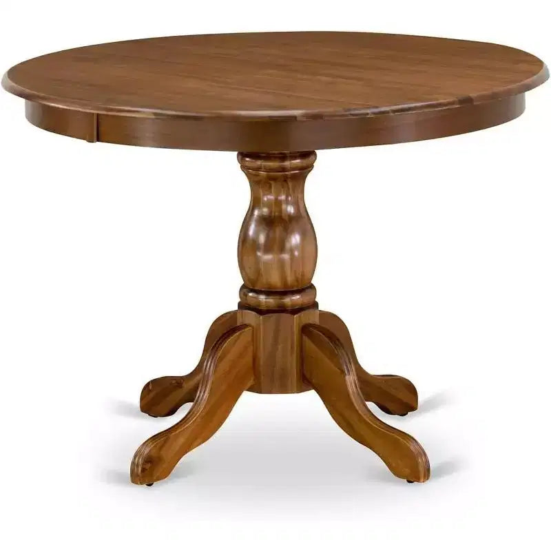 Table de cuisine moderne avec plateau et pieds de table en bois asiatique