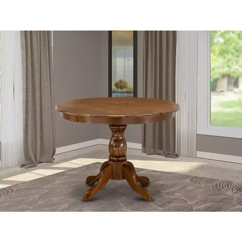 Table de cuisine moderne avec plateau et pieds de table en bois asiatique