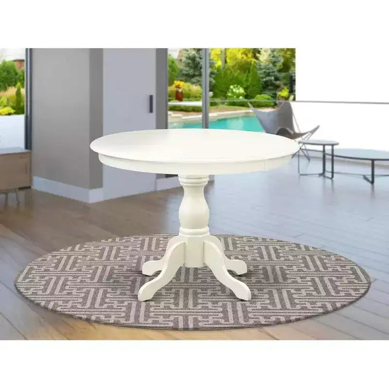 Table de cuisine moderne avec plateau et pieds de table en bois asiatique