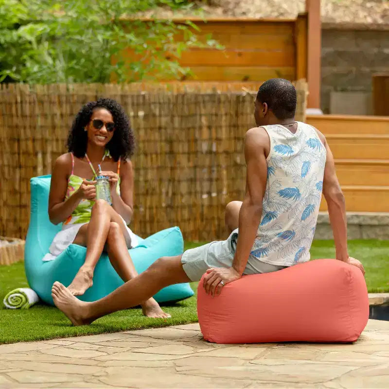 Ottoman pouf d'extérieur