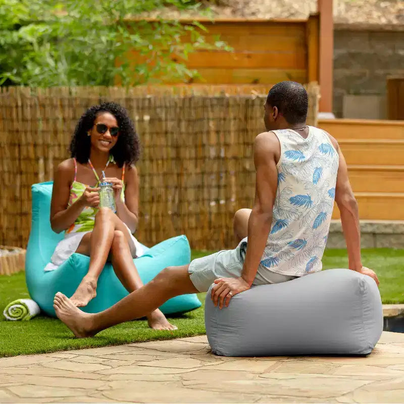 Ottoman pouf d'extérieur