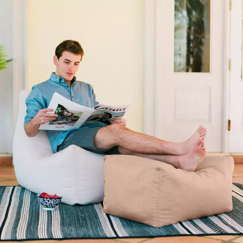 Ottoman pouf d'extérieur