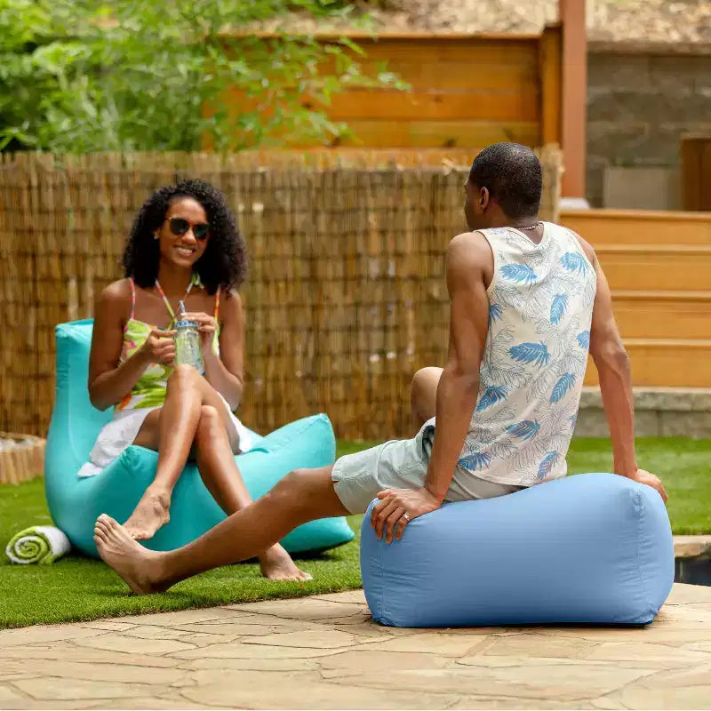 Ottoman pouf d'extérieur