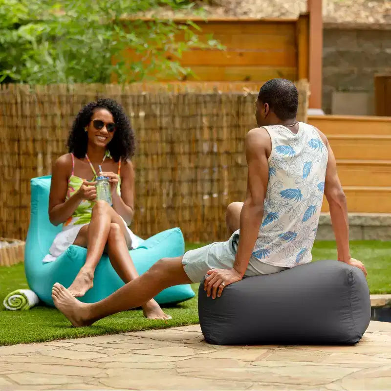 Ottoman pouf d'extérieur
