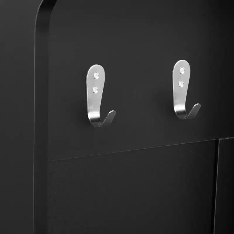 Porte-manteau d'entrée avec banc à chaussures, banc d'entrée avec patère, étagère de rangement de 149 cm de large pour petits espaces, salon, couloir