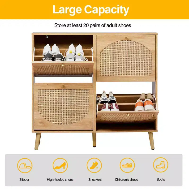 Meuble de rangement pour 20 paires de chaussures