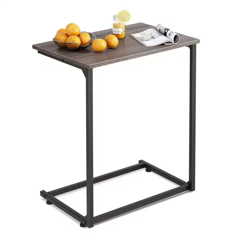Table d'appoint en C, Petites tables d'appoint pour canapé, Grande table de canapé coulissante, Table d'appoint pour ordinateur portable/collation