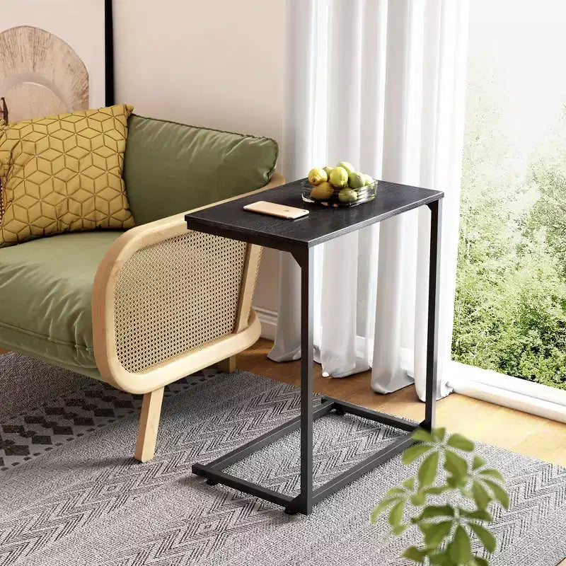 Table d'appoint en C, Petites tables d'appoint pour canapé, Grande table de canapé coulissante, Table d'appoint pour ordinateur portable/collation