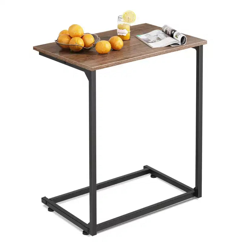 Table d'appoint en C, Petites tables d'appoint pour canapé, Grande table de canapé coulissante, Table d'appoint pour ordinateur portable/collation