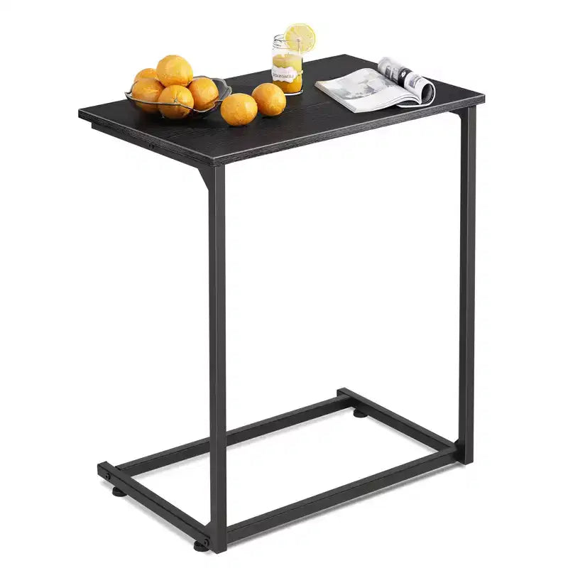Table d'appoint en C, Petites tables d'appoint pour canapé, Grande table de canapé coulissante, Table d'appoint pour ordinateur portable/collation