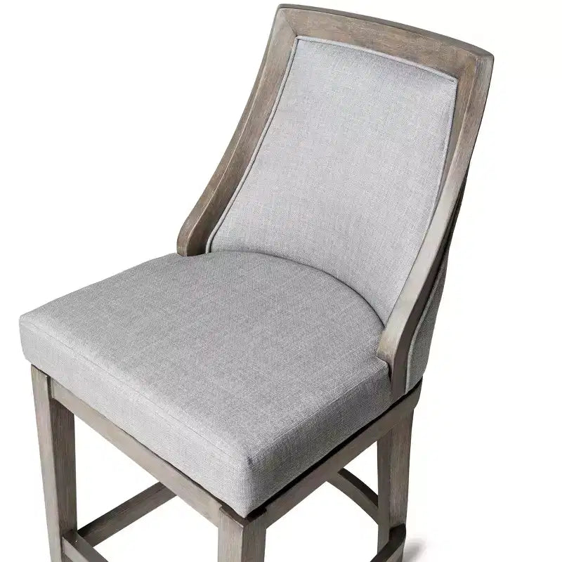 Tabouret de bar avec revêtement en tissu