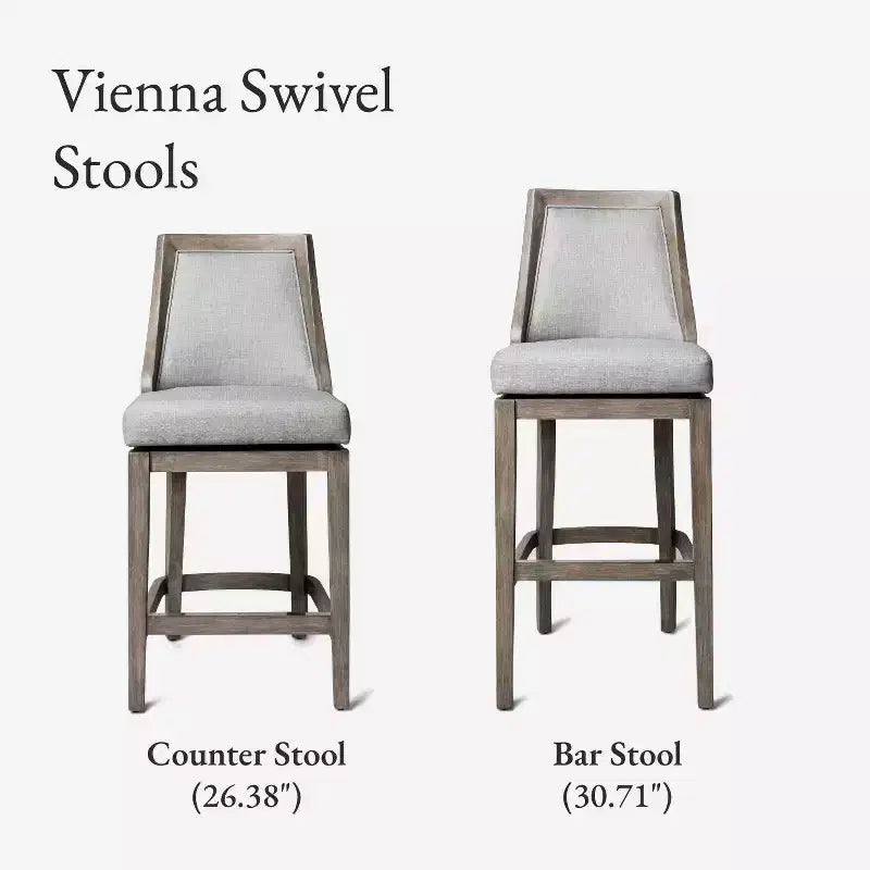 Tabouret de bar avec revêtement en tissu