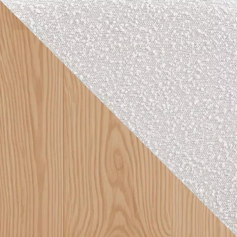 Tabourets de bar à manger Boucle, avec pieds en métal imitation bois pour cuisine, salon, restaurant, café