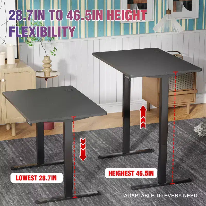 Bureau électrique réglable en hauteur pour ordinateur