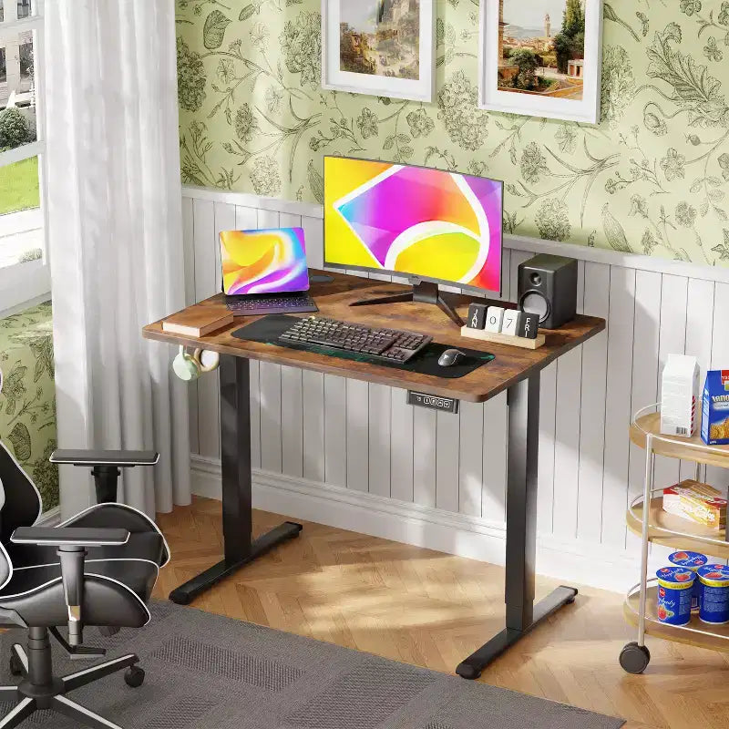 Bureau électrique réglable en hauteur pour ordinateur