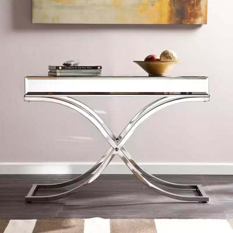 Console miroir - Argent
