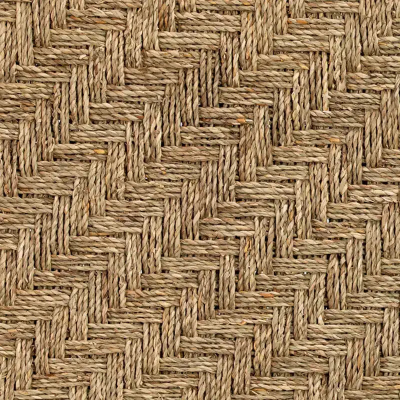 Banc en jonc de mer naturel - Marron