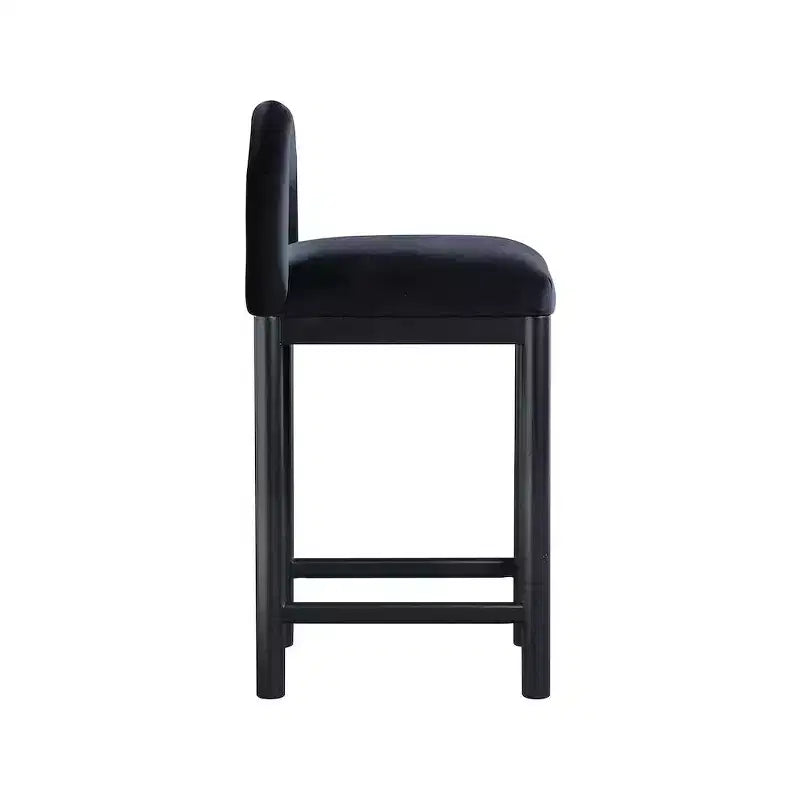 Meridian Furniture,Conrad Velvet Counter Stool