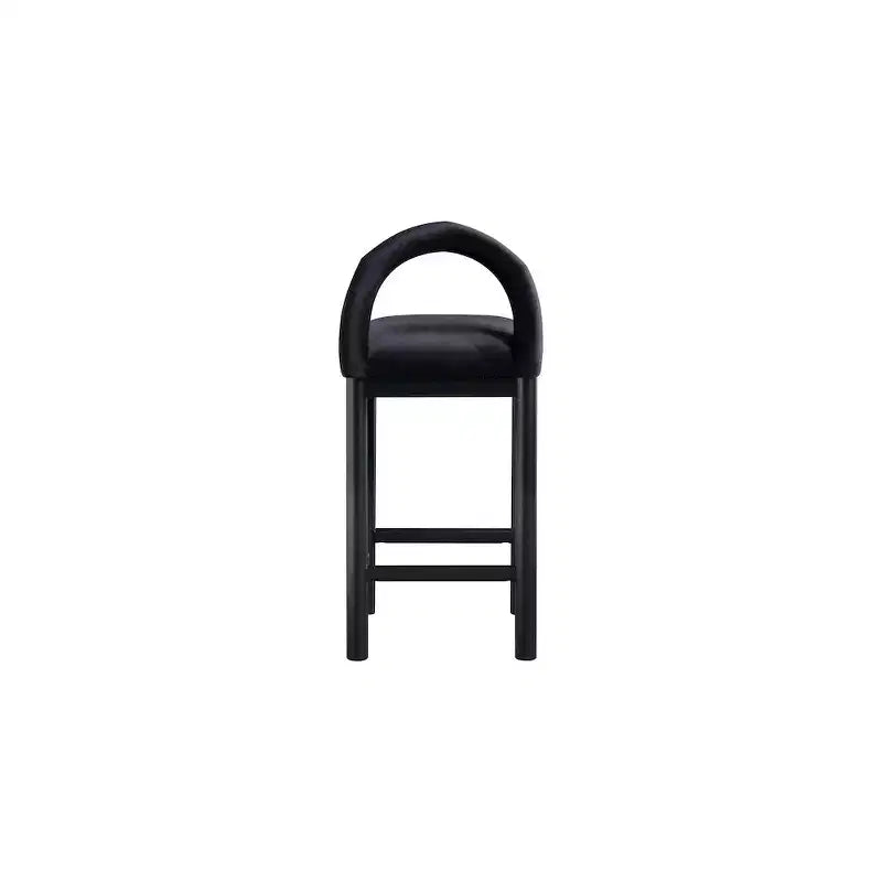 Meridian Furniture,Conrad Velvet Counter Stool