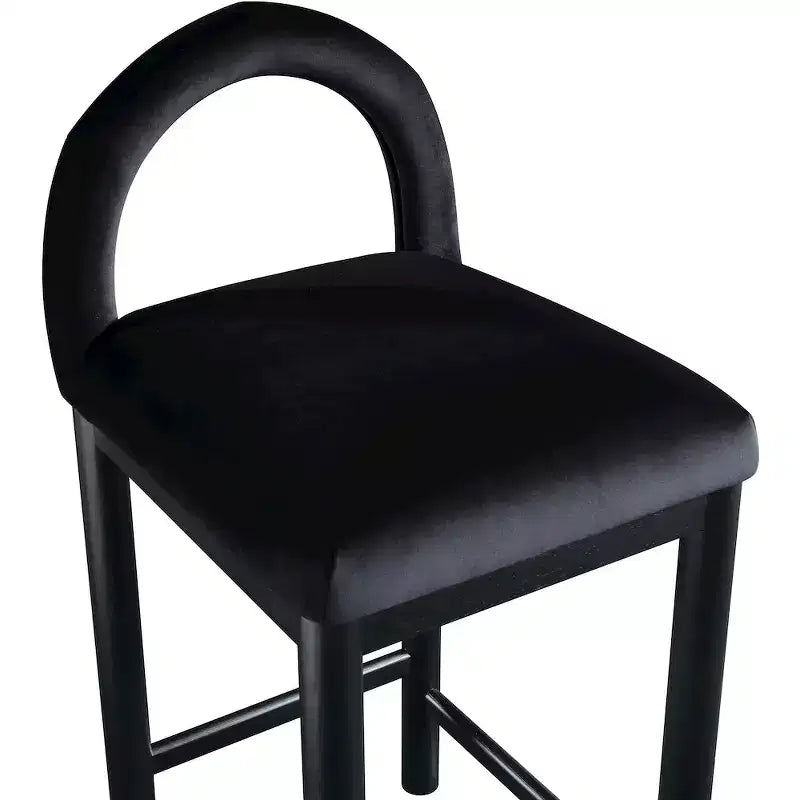 Meridian Furniture,Conrad Velvet Counter Stool