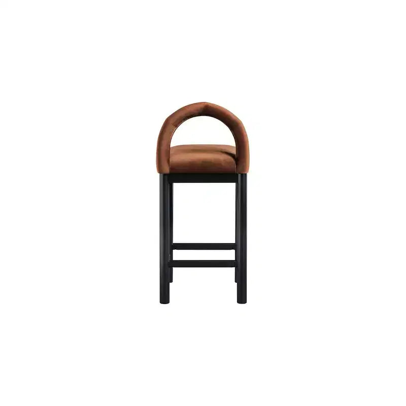 Meridian Furniture,Conrad Velvet Counter Stool