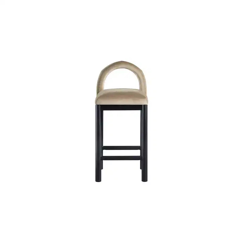 Meridian Furniture,Conrad Velvet Counter Stool