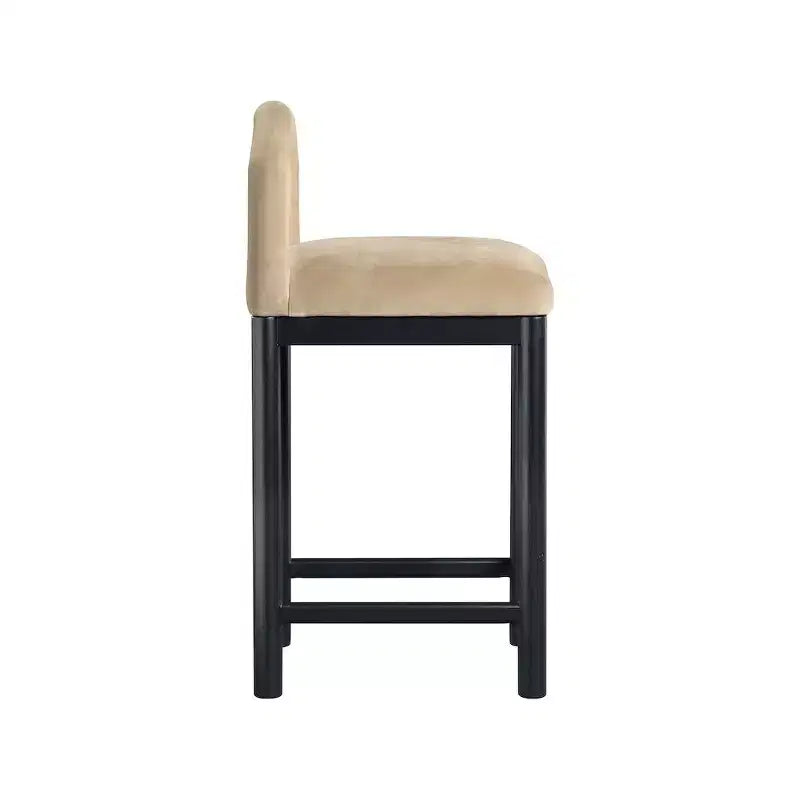 Meridian Furniture,Conrad Velvet Counter Stool