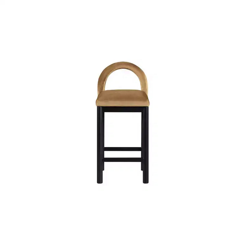 Meridian Furniture,Conrad Velvet Counter Stool