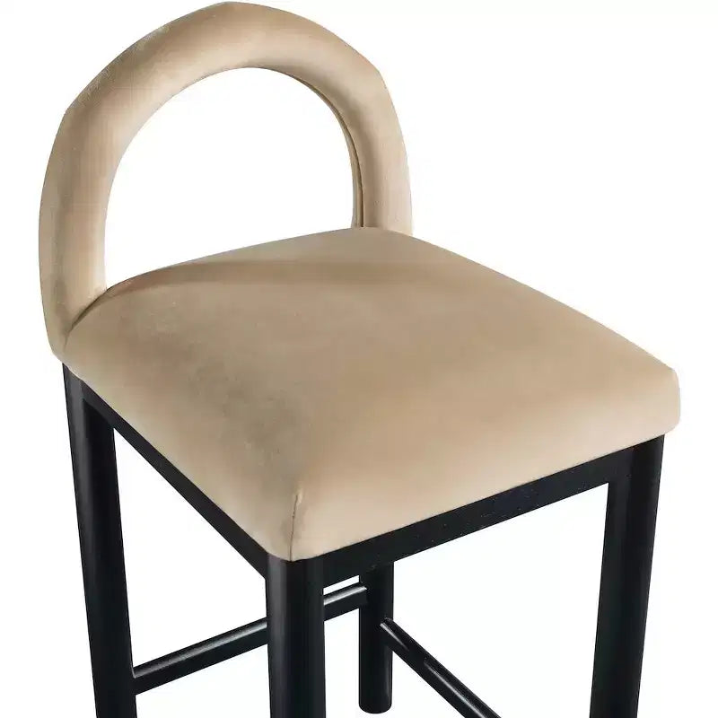 Meridian Furniture,Conrad Velvet Counter Stool