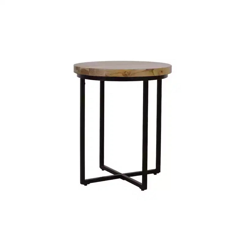 Jofran,Ames Solid Wood Modern 20 Round End Table