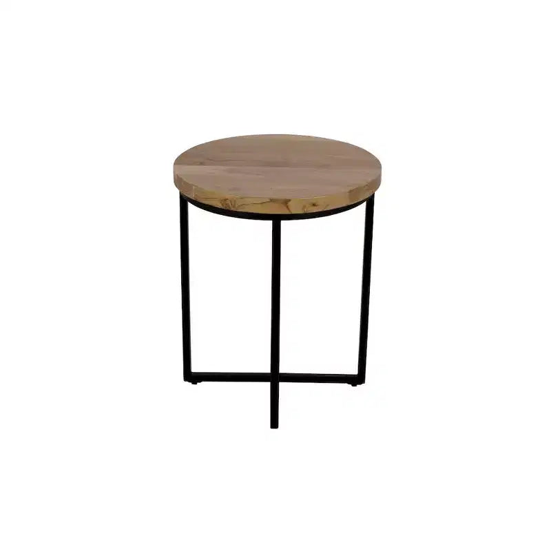 Jofran,Ames Solid Wood Modern 20 Round End Table