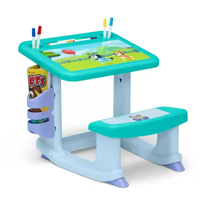 Delta Children Bluey Kids Draw and Play Desk