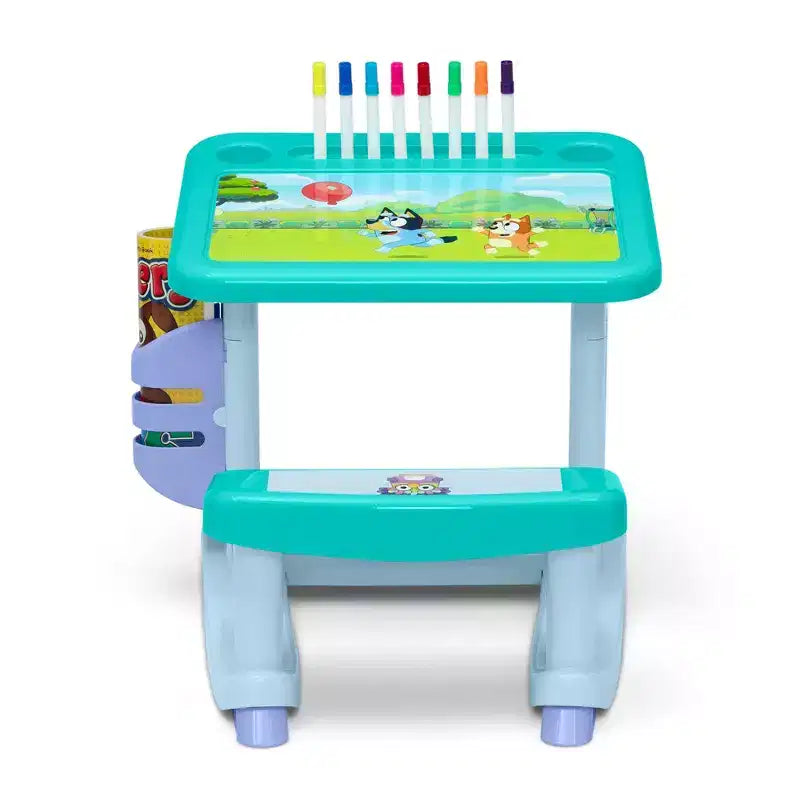 Delta Children Bluey Kids Draw and Play Desk